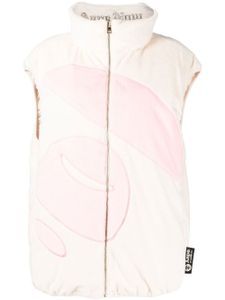 AAPE BY *A BATHING APE® gilet matelassé à design réversible - Blanc