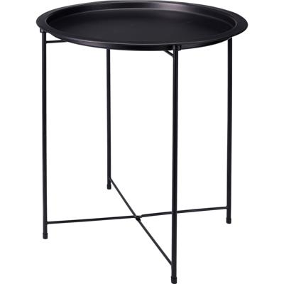 Bijzettafel zwart ø47xh50cm Bijzettafel zwart ø47xh50cm