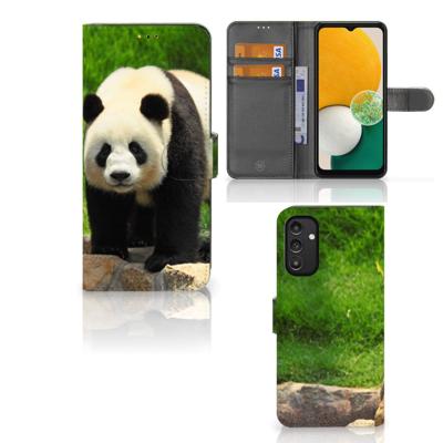 Samsung Galaxy A14 5G | Telefoonhoesje | Met pasjeshouder | Panda