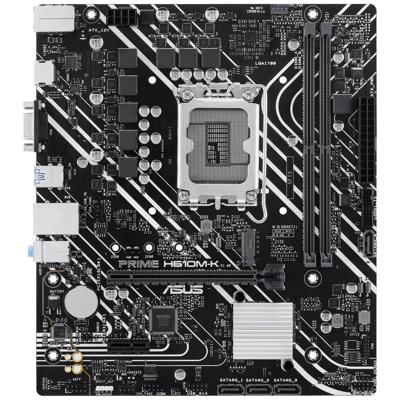 Asus PRIME H610M-K Moederbord Socket Intel LGA 1700 Vormfactor Micro-ATX Moederbord chipset Intel® H610