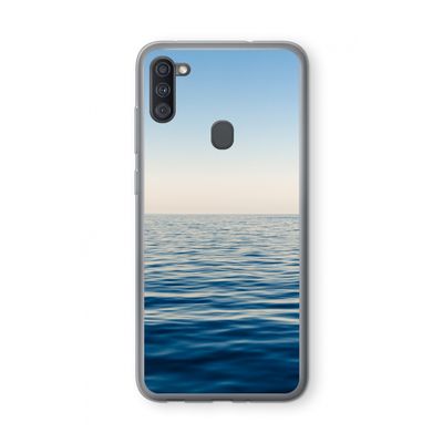 Water horizon: Samsung Galaxy A11 Transparant Hoesje