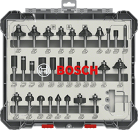 Bosch Accessoires 30-delige gemengde freesset - schachtdiameter 6 mm - 2607017474