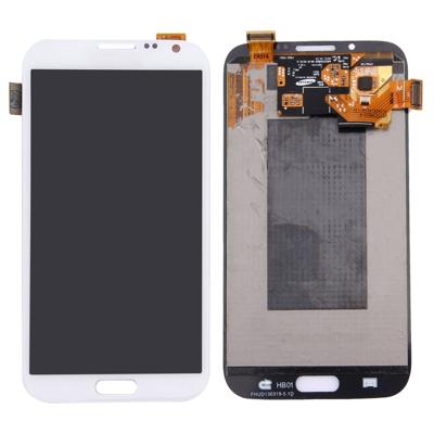 Originele LCD Display + Touch paneel voor Galaxy Note II / N7100(White)