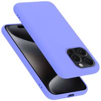 Cadorabo Hoesje geschikt voor Apple iPhone 15 PRO Case in LIQUID LICHT PAARS - Beschermhoes TPU silicone Cover