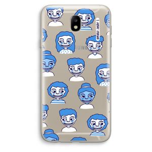 Gezichtjes: Samsung Galaxy J7 (2017) Transparant Hoesje