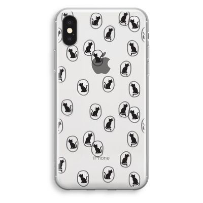 Miauw: iPhone X Transparant Hoesje