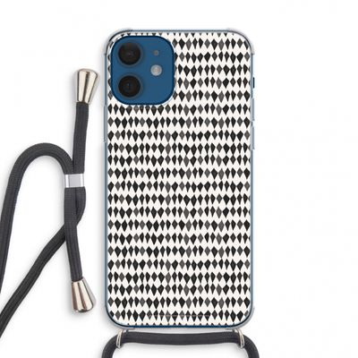 Crazy shapes: iPhone 12 mini Transparant Hoesje met koord