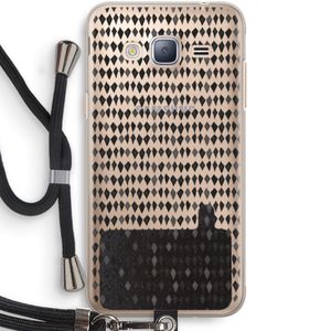 Crazy shapes: Samsung Galaxy J3 (2016) Transparant Hoesje met koord