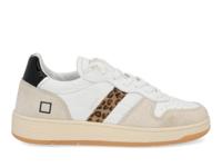 D.A.T.E. Court white leopard Wit maat 37
