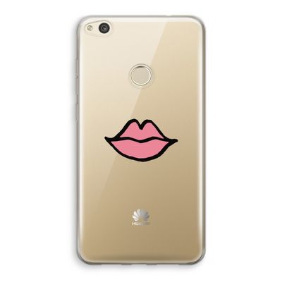 Kusje: Huawei Ascend P8 Lite (2017) Transparant Hoesje