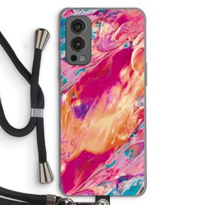 Pastel Echoes: OnePlus Nord 2 5G Transparant Hoesje met koord