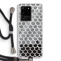 Dakpannetjes: Samsung Galaxy S20 Ultra Transparant Hoesje met koord