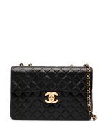 CHANEL Pre-Owned sac porté épaule Classic Flap Maxi (1995) - Noir