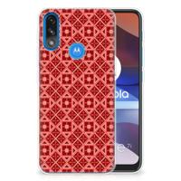 Motorola Moto E7/E7i Power | TPU bumper | Batik Rood