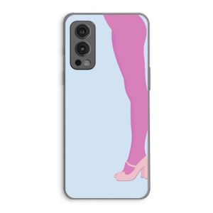 Pink panty: OnePlus Nord 2 5G Transparant Hoesje