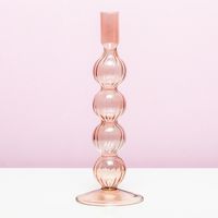 Swirl Bubbles Kandelaar - Groot/roze