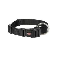 Hondenhalsband Trixie New Premium Zwart L/XL 40-65 cm