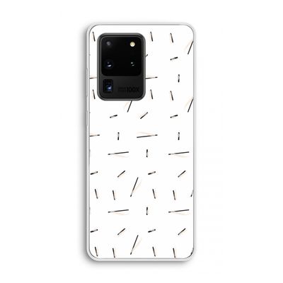 Hipster stripes: Samsung Galaxy S20 Ultra Transparant Hoesje