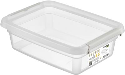 DONAU Home opbergdoos, 8,5 liter, transparant