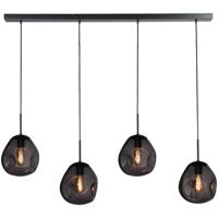 Masterlight HanglampLava 4x smoke glas Ø 24cm - 2761-05-130-4-05-61