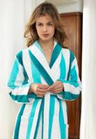 Vandyck badjas turquoise - XL