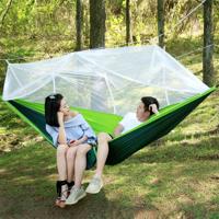 1-2 persoon buiten muggen net parachute hangmat Camping opknoping slapende bed Swing draagbare dubbele stoel 260 x 140cm