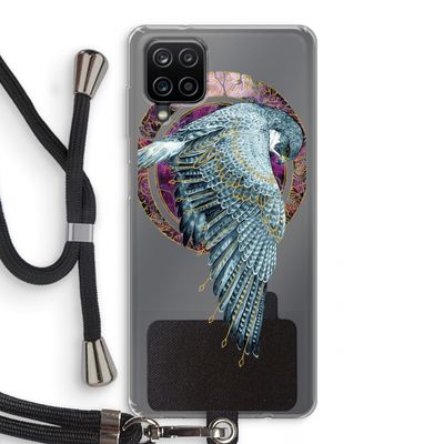 Golden Falcon: Samsung Galaxy A12 Transparant Hoesje met koord