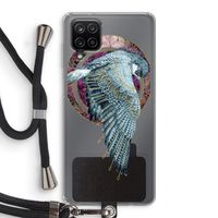 Golden Falcon: Samsung Galaxy A12 Transparant Hoesje met koord