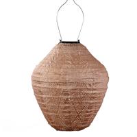 LUMIZ Solar tuinverlichting Ikat Jar - 30 cm - Roze - thumbnail