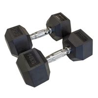 Hexa Dumbbells - Focus Fitness - 2 x 14 kg - thumbnail