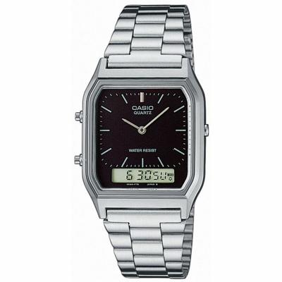 Unisex horloge Casio EDGY COLLECTION - BLACK Zwart Zilverkleurig