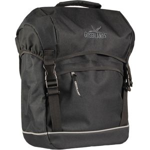 Greenlands urban travel extra large enkel zwart 25 liter
