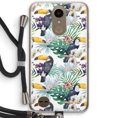 Tukans: LG K10 (2017) Transparant Hoesje met koord