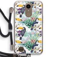 Tukans: LG K10 (2017) Transparant Hoesje met koord