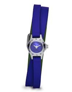Horlogeband Marc by Marc Jacobs MBM5533 Silicoon Blauw 7mm
