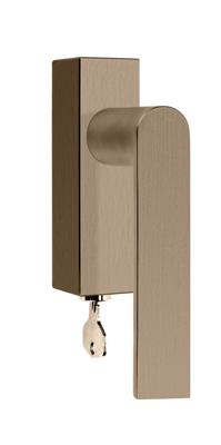 Formani Piet Boon ARC PBA101-DKLOCK draaikiepgarnituur afsluitbaar linkswijzend - PVD licht brons