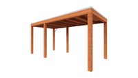 Trendhout Overkapping Palermo 485x255 cm- Plat dak- Hout- Trendhout
