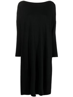 Daniela Gregis robe en maille à coupe évasée - Noir