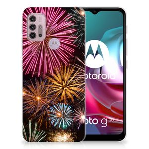 Motorola Moto G30 | G10 Silicone Back Cover Vuurwerk