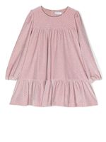 Abel & Lula robe péplum à ornements - Rose
