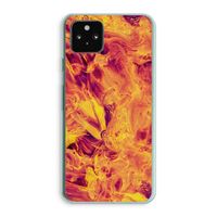 Eternal Fire: Google Pixel 5a 5G Transparant Hoesje