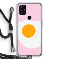 Sunny side up: OnePlus Nord N10 5G Transparant Hoesje met koord