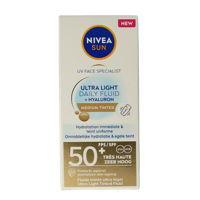 Nivea Sun face daily fluid SPF50 tint medium 40 Milliliter
