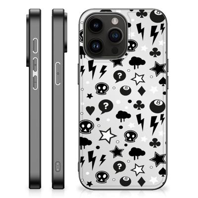 Telefoonhoesje iPhone 15 Pro Max Silver Punk