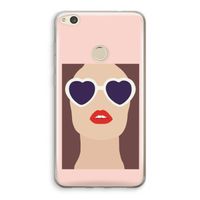 Red lips: Huawei Ascend P8 Lite (2017) Transparant Hoesje