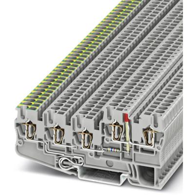 Phoenix Contact 3209170 Installatierandaardeklem 5.2 mm Spanveer Grijs 50 stuk(s)