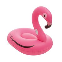 Roze ride-on opblaasvlot flamingo 160 cm - thumbnail