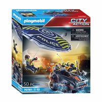 City Action - Politieparachute: achtervolging van het amfibievoertuig Constructiespeelgoed - thumbnail
