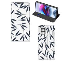 Motorola Moto G100 Smart Cover Leaves Blue