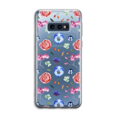 Bloemetjes: Samsung Galaxy S10e Transparant Hoesje